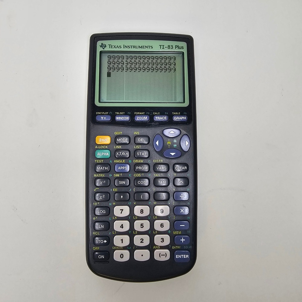 Texas Instruments TI-83 Plus Graphing Calculator Black with Cover